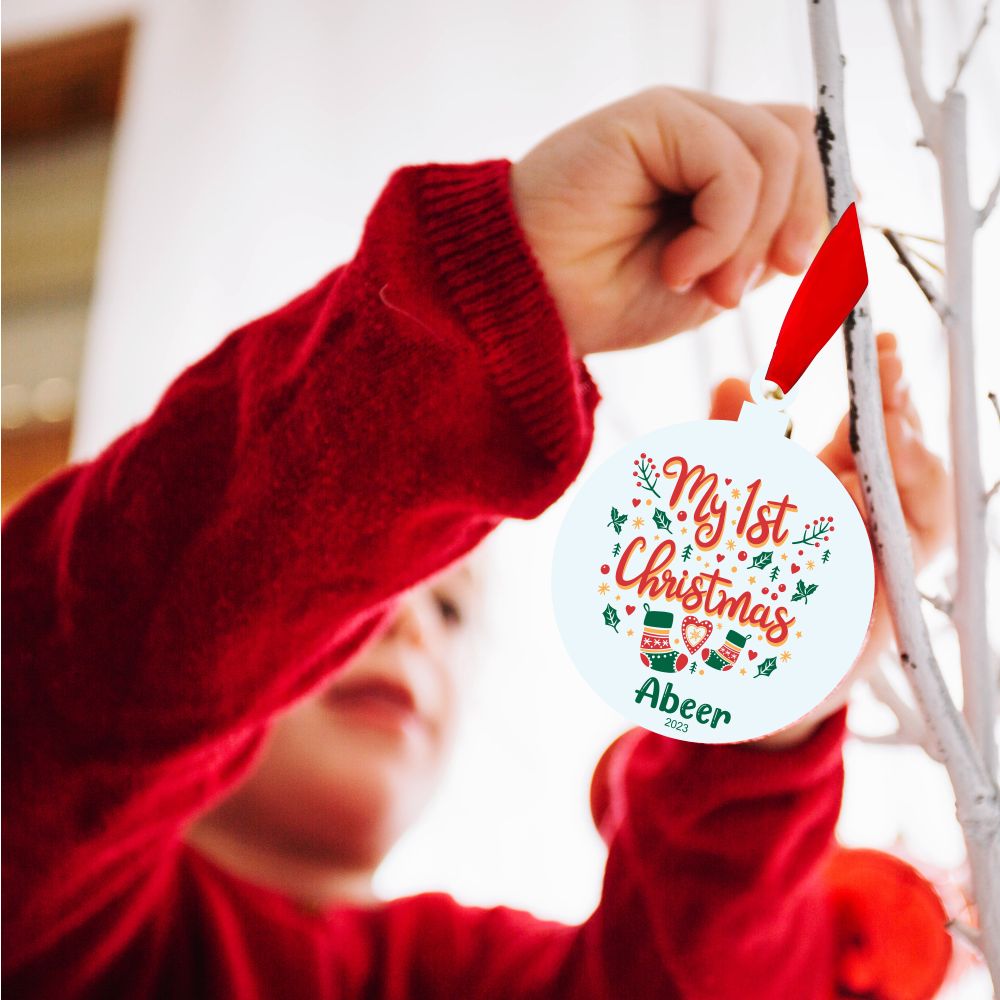 Personalised Ornament -My First Christmas