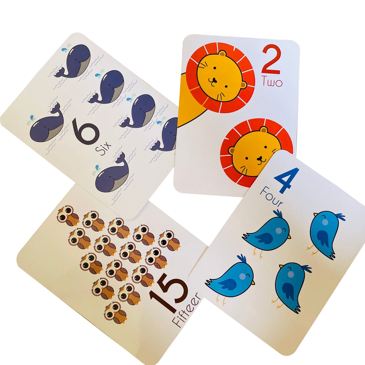 Number Flashcards and counting activity