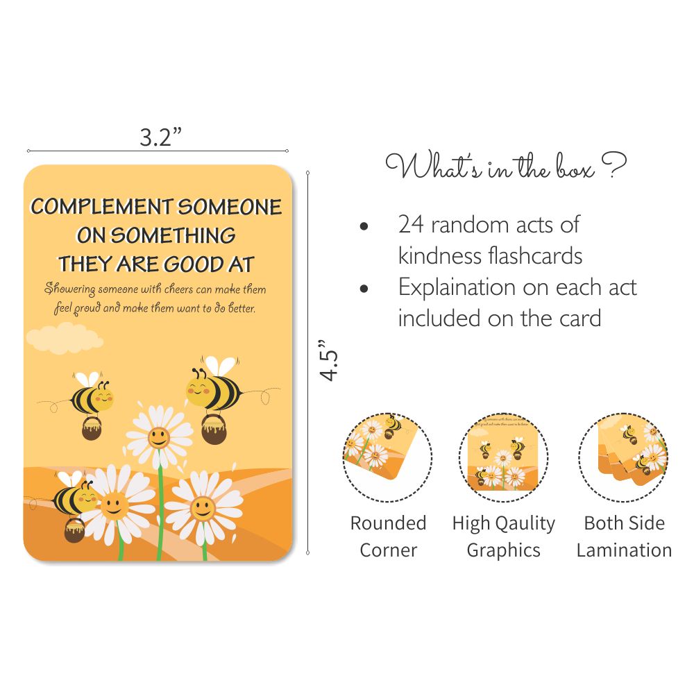 Random act of kindness flashcards