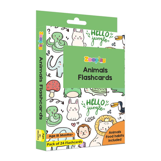 Animals Flash Cards - Pack of 24