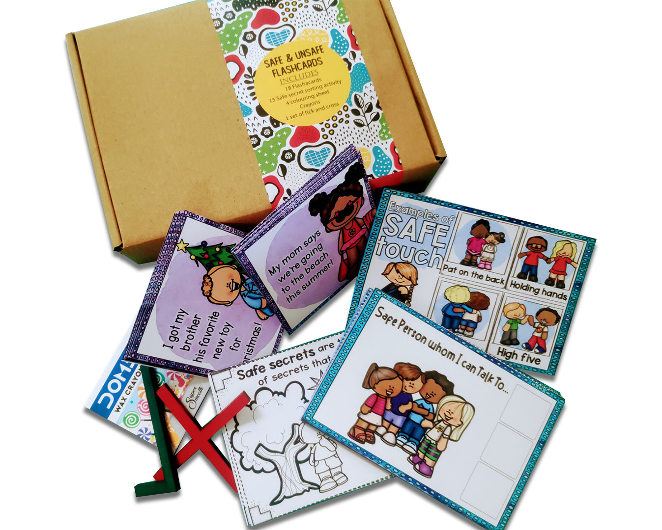 Safe and unsafe touch flashcards