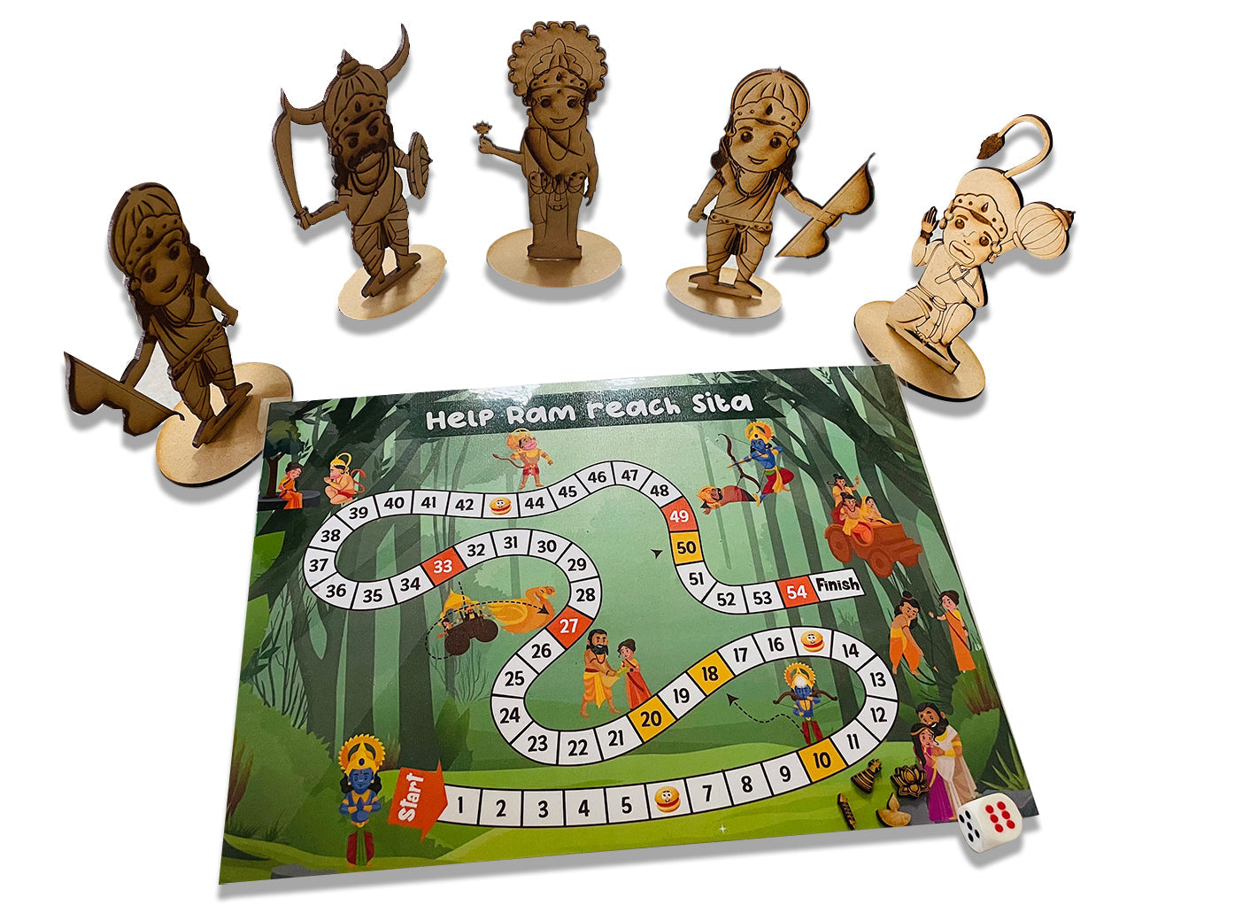 Ramayan Theme DIY with board game